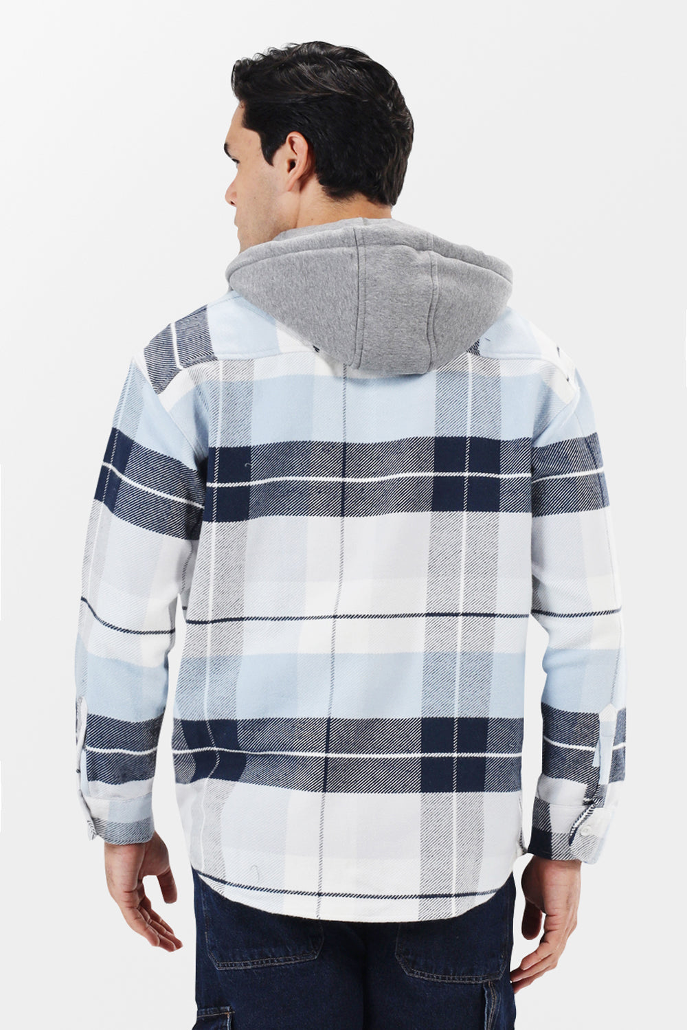 Checked Over Size Shirt