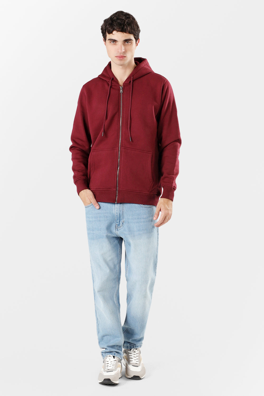 Full Zipper Hoodie Sweatshirt