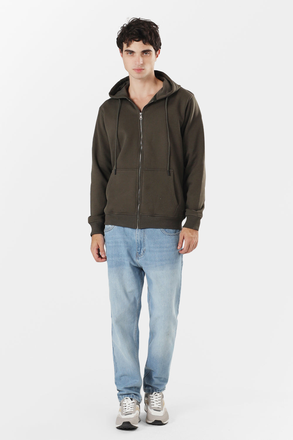 Full Zipper Hoodie Sweatshirt