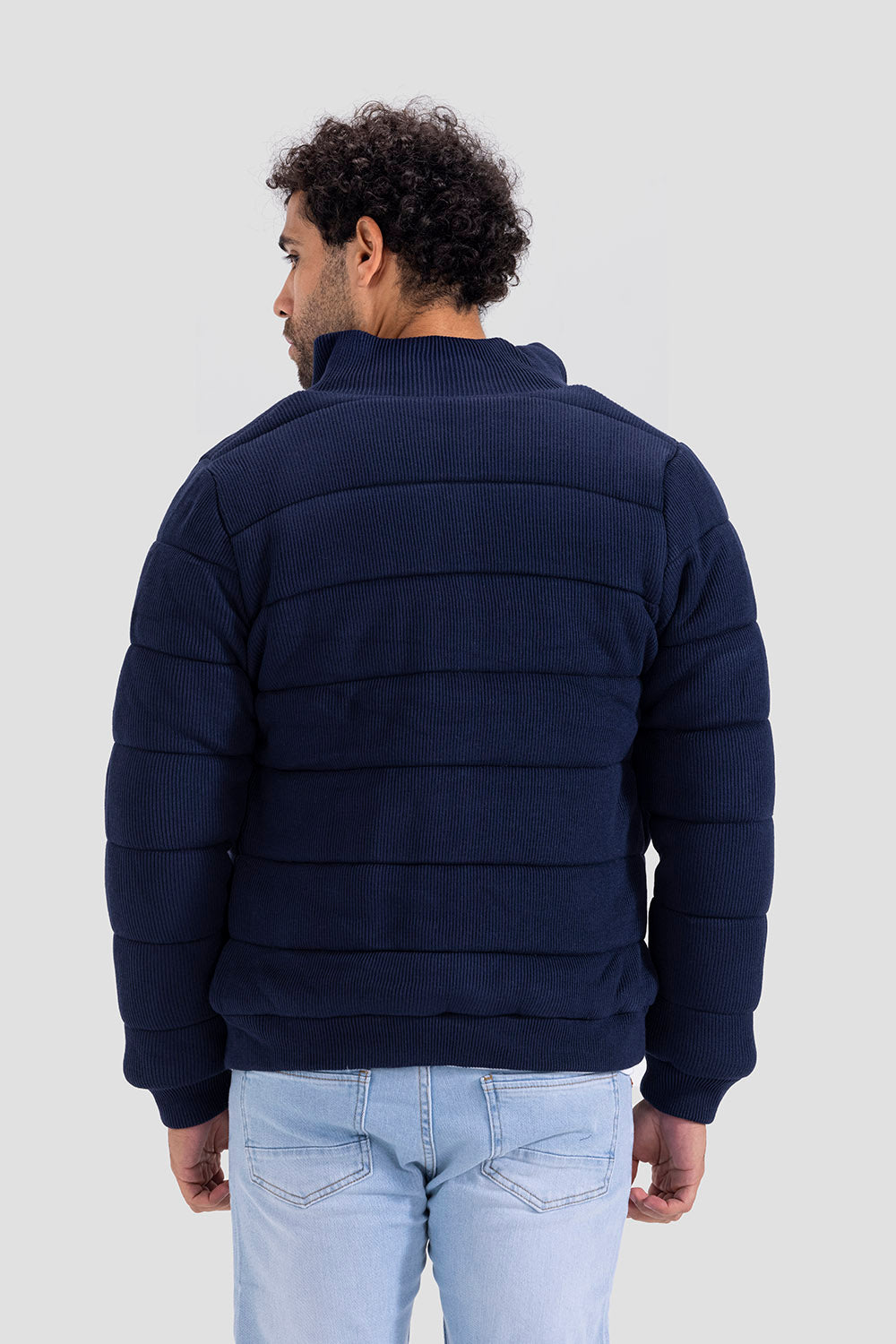 slim fit knitted jacket