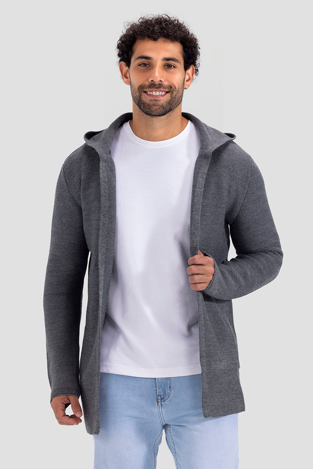 cardigan hoodie slim fit pullover