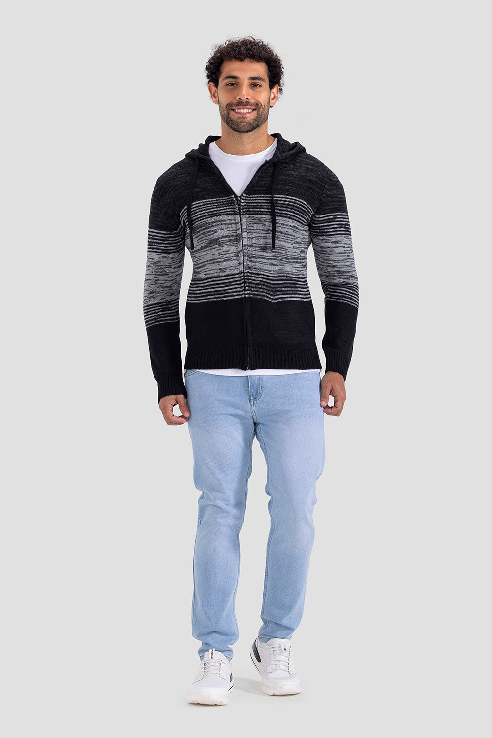 full zipper hoodie pullover