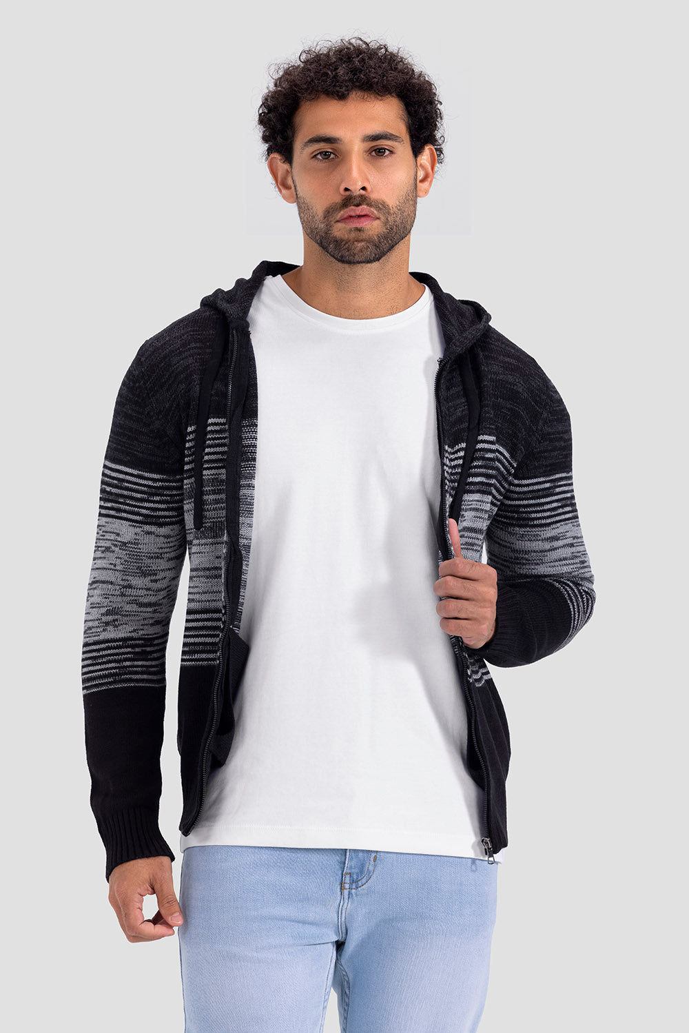 full zipper hoodie pullover