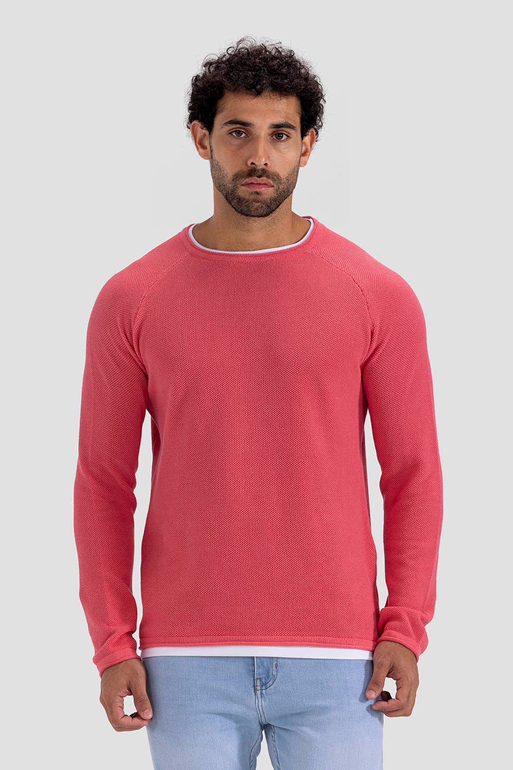 crew neck pullover