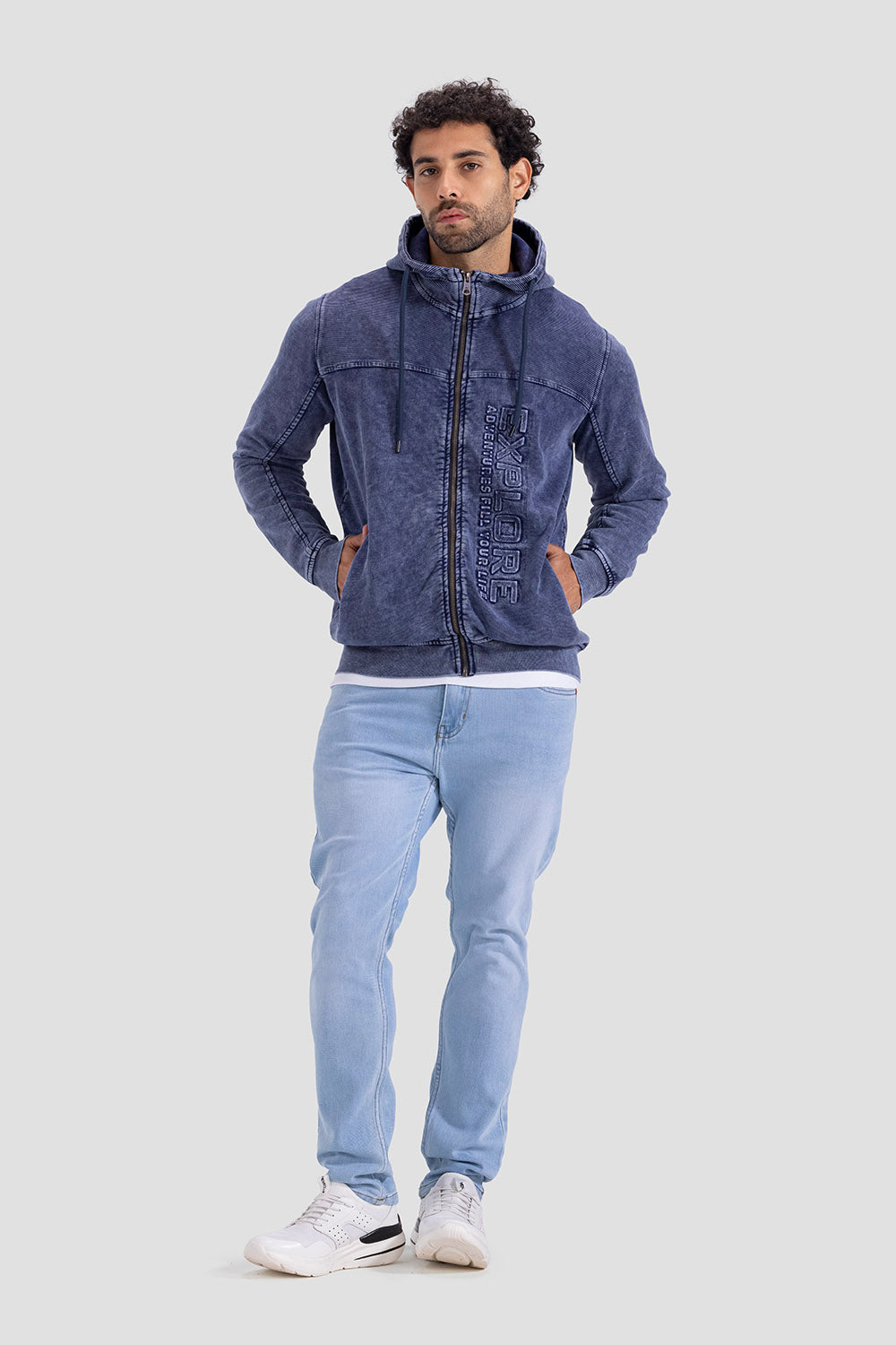 full zipper hoodie sweatshirt