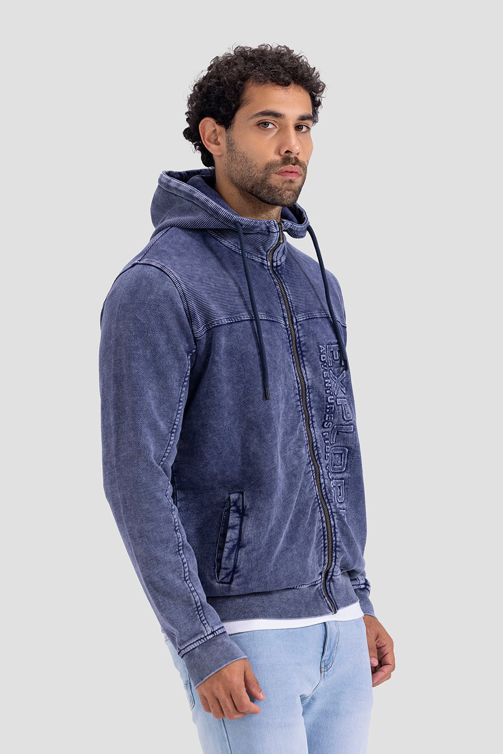 full zipper hoodie sweatshirt