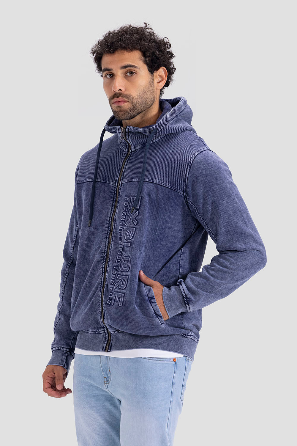 full zipper hoodie sweatshirt