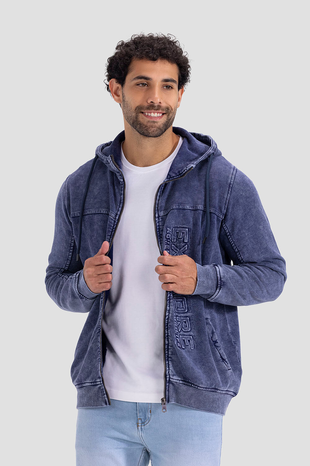 full zipper hoodie sweatshirt