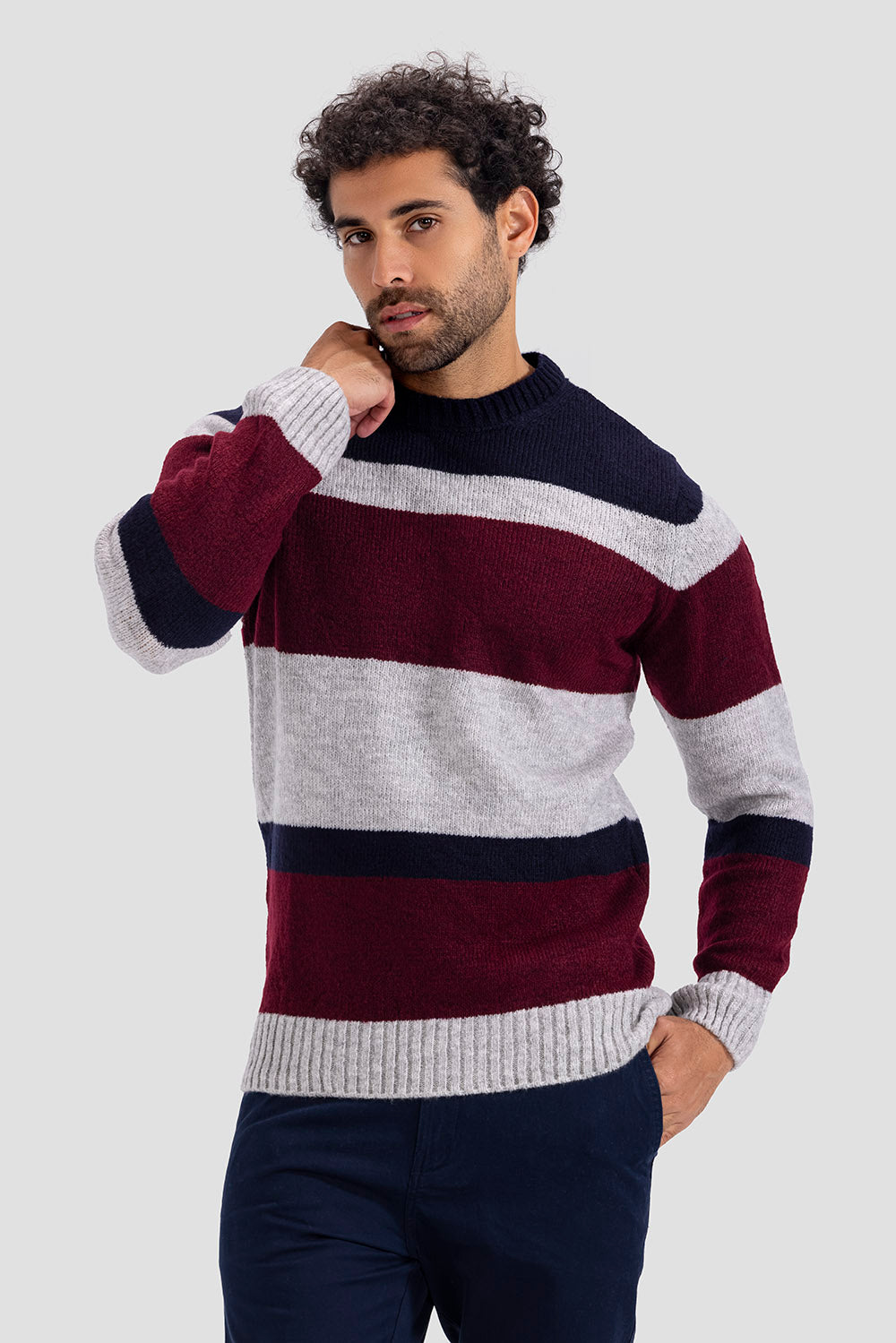 crew neck pullover