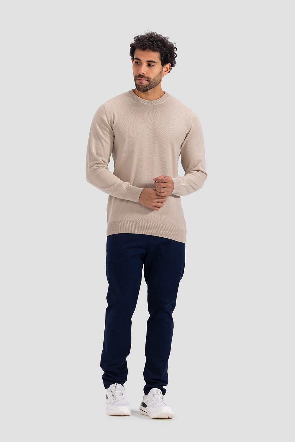 crew neck pullover