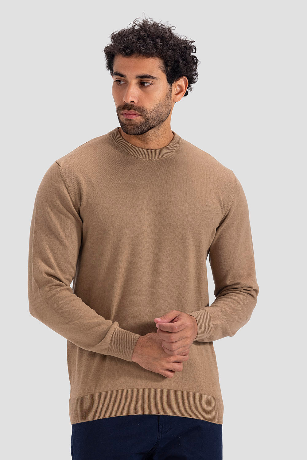 crew neck pullover
