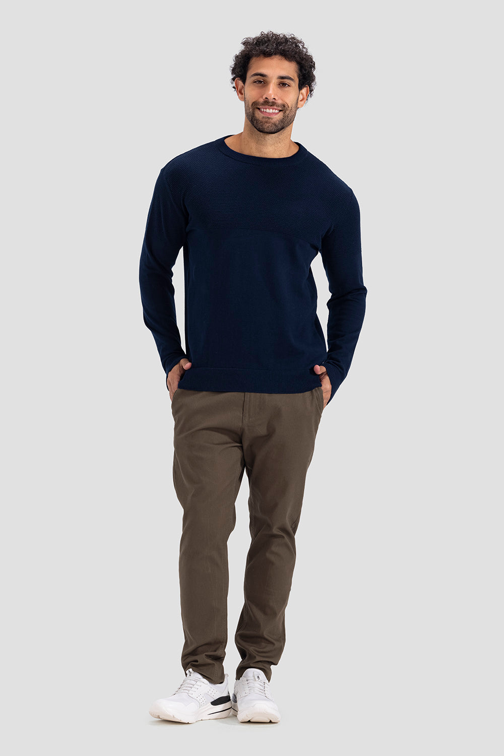 crew neck pullover