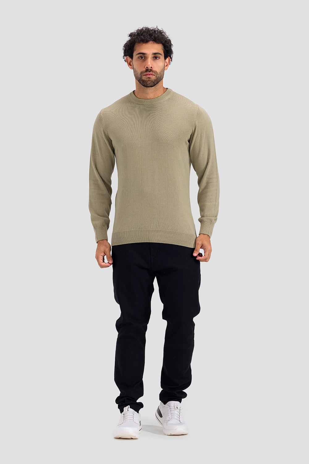 crew neck pullover