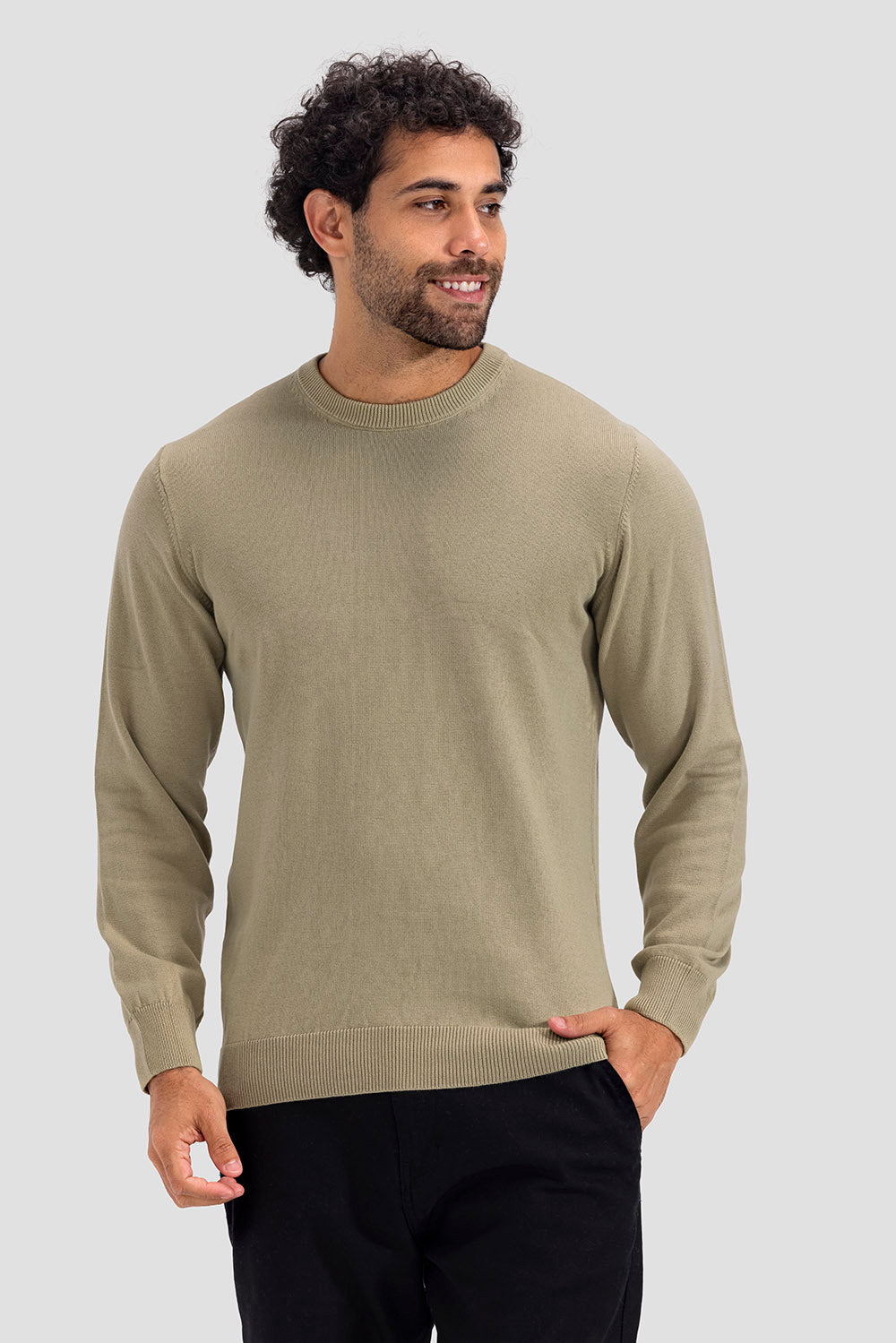 crew neck pullover