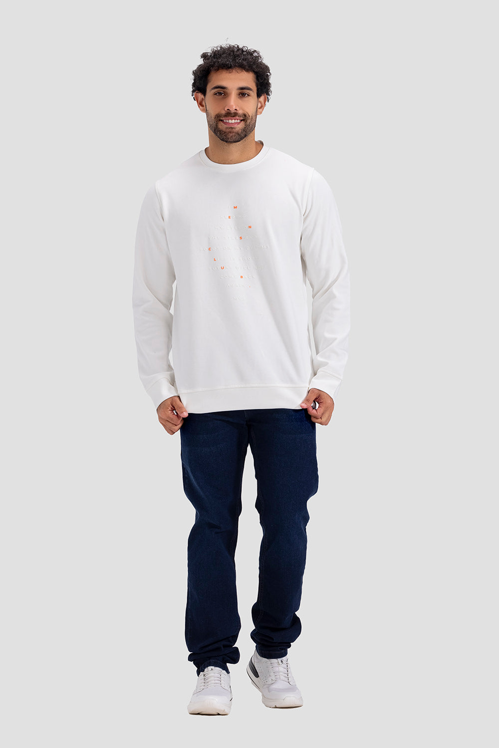 crew neck sweatshirt