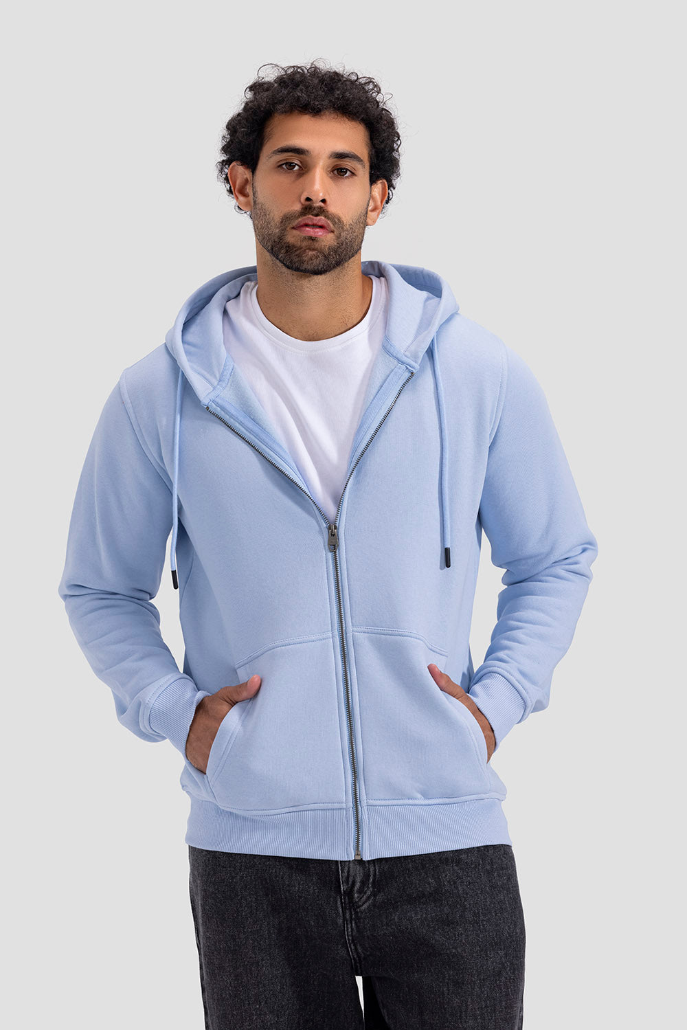 full zipper hoodie sweatshirt