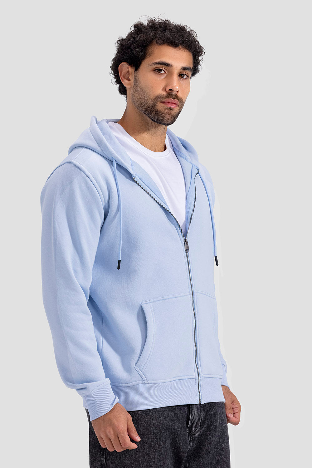 full zipper hoodie sweatshirt