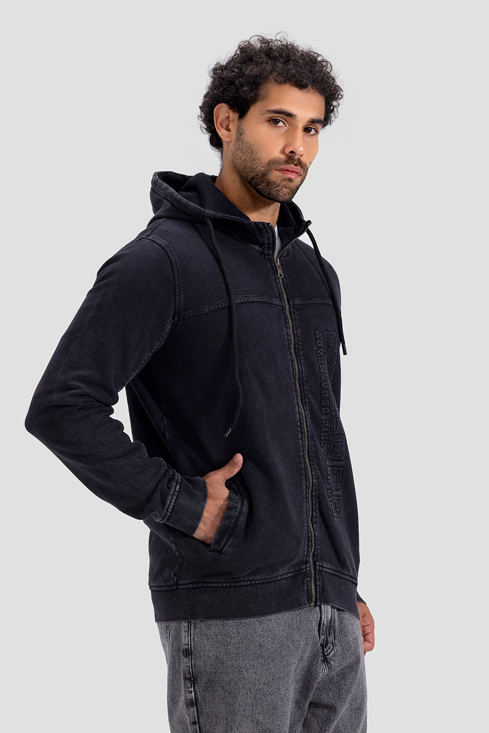 full zipper hoodie sweatshirt
