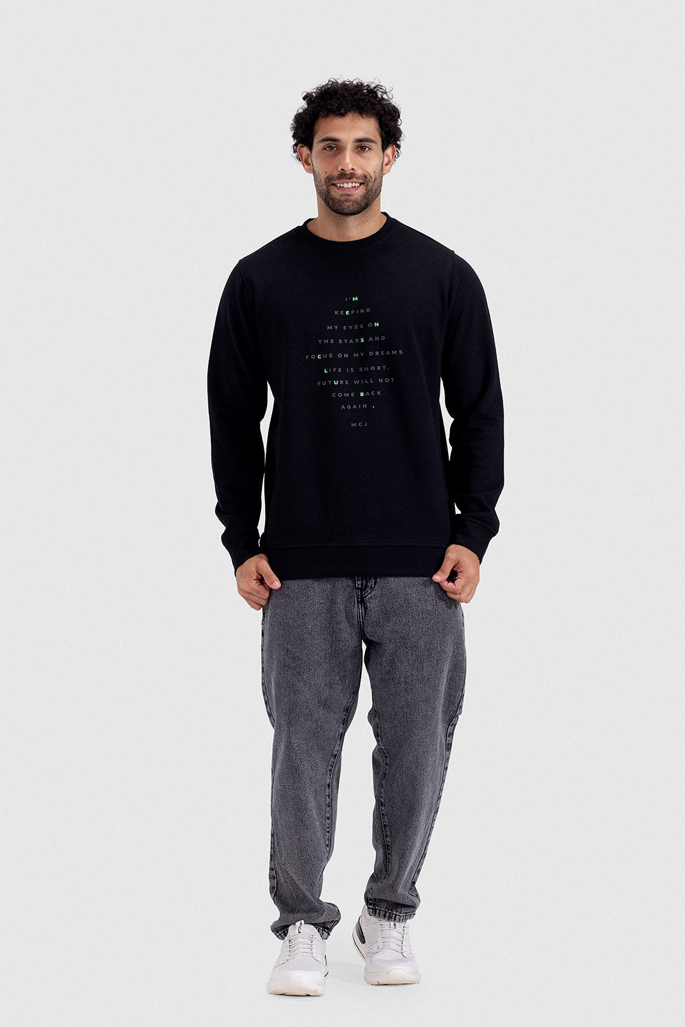 crew neck sweatshirt
