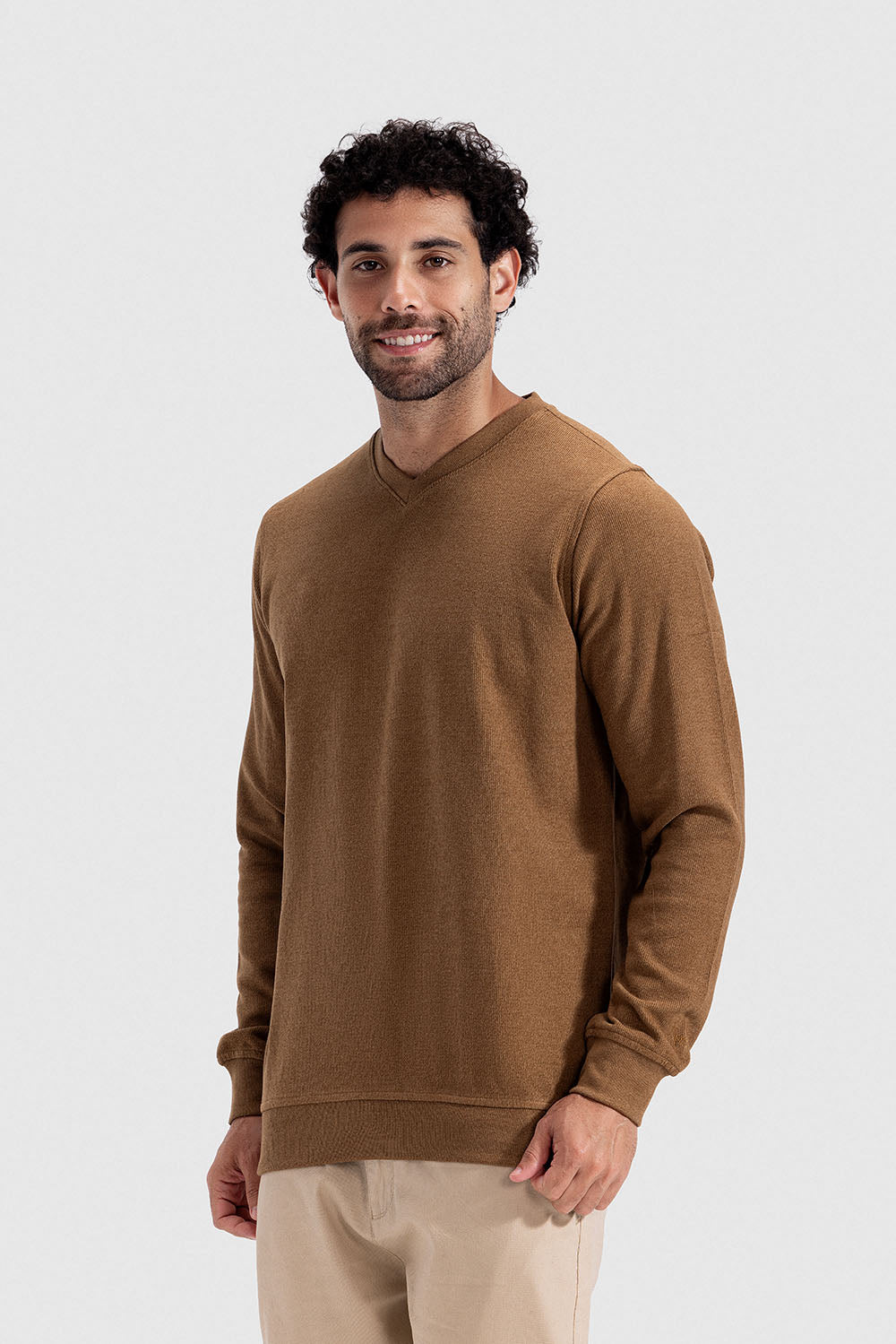 v neck sweatshirt