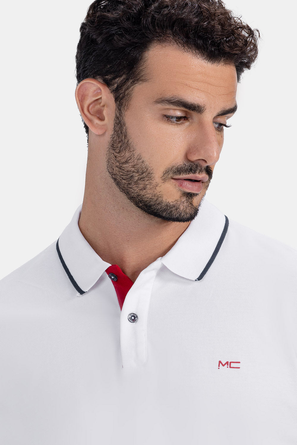 White Basic Polo Shirt