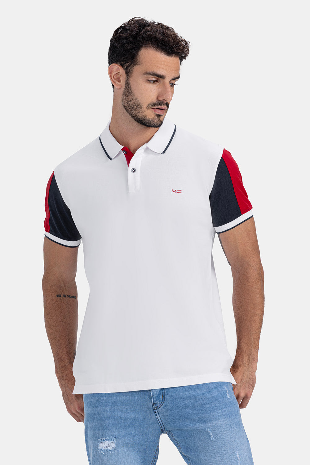 White Basic Polo Shirt