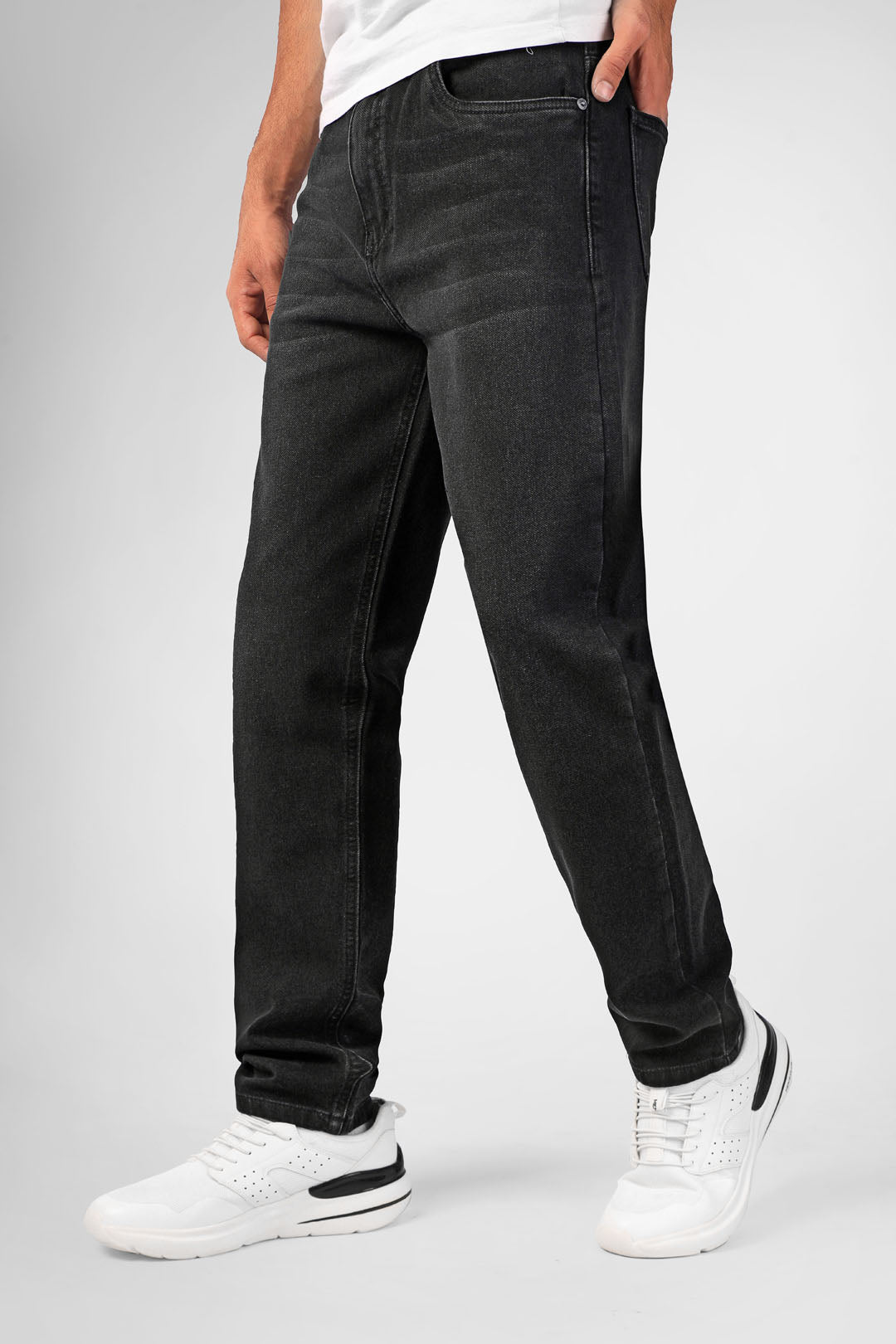 black slim fit denim