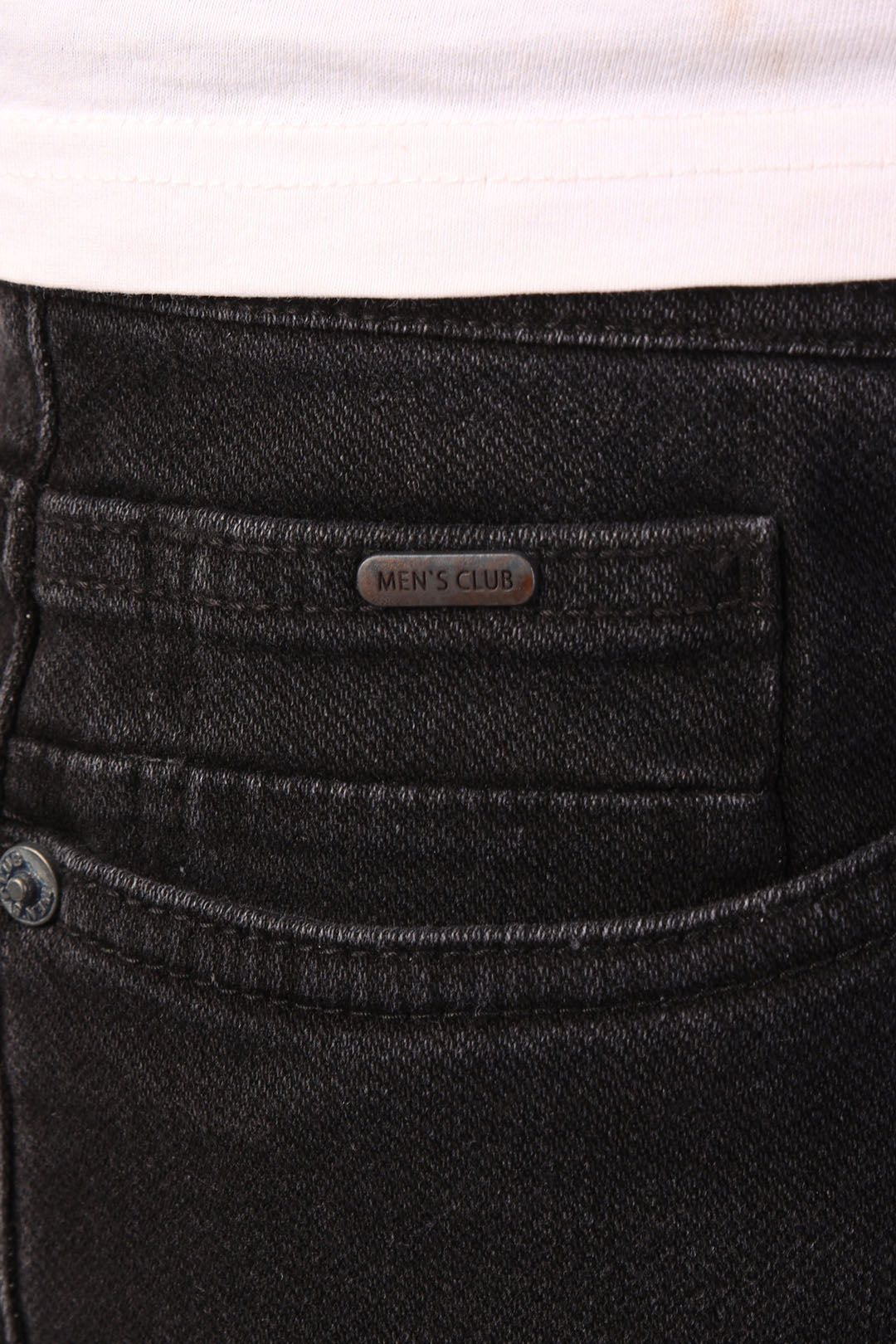 black slim fit denim