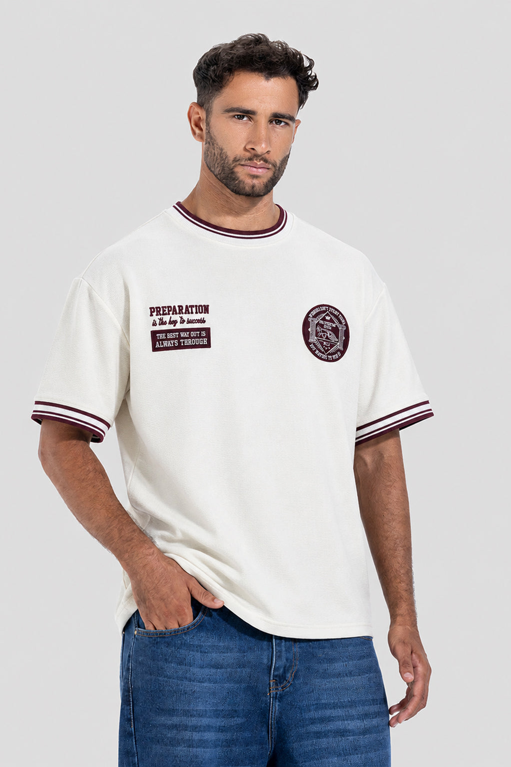 Relaxed Fit Crew Neck T-Shirt
