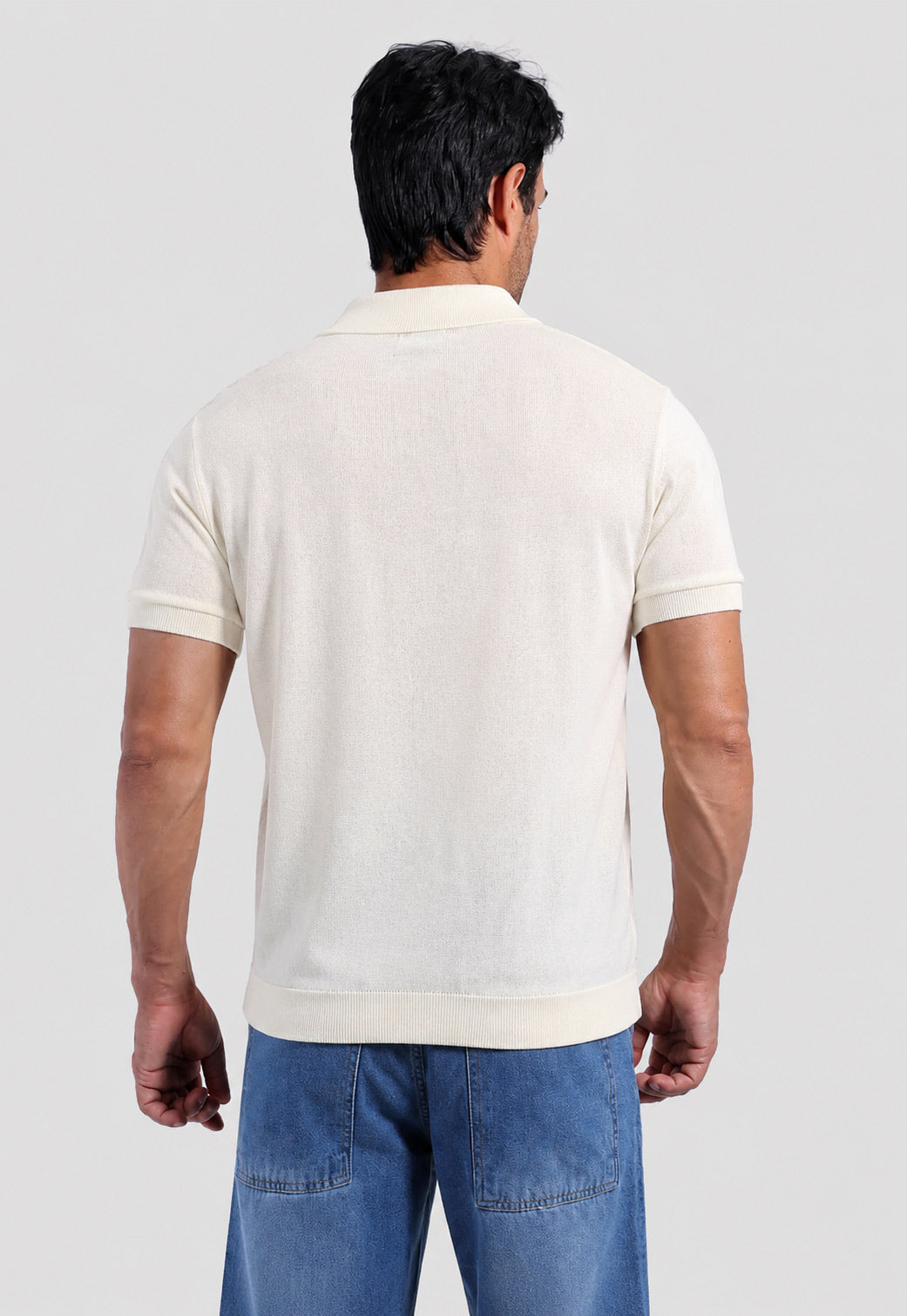 Knitted Polo Shirt