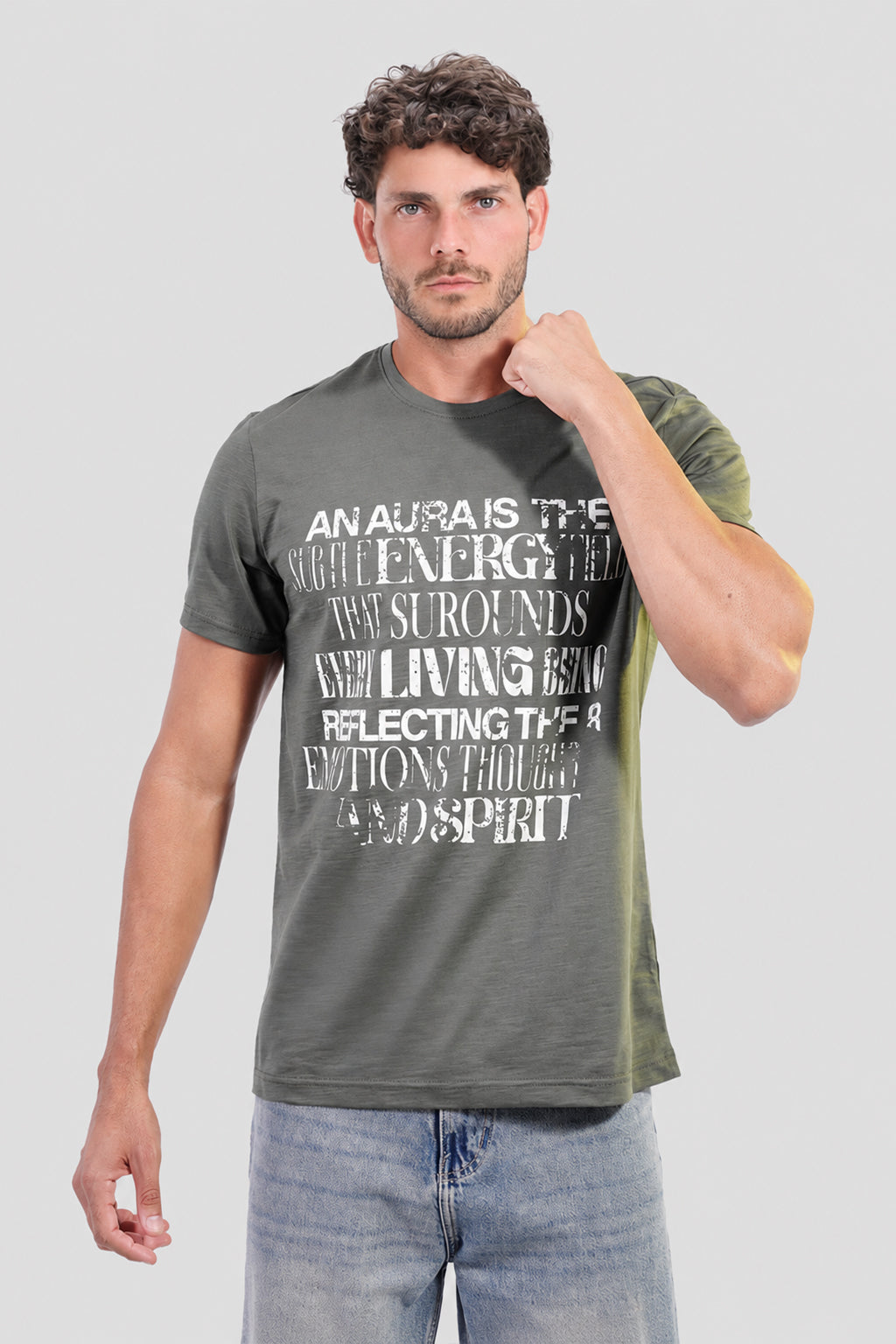 Crew Neck Printed T-Shirt