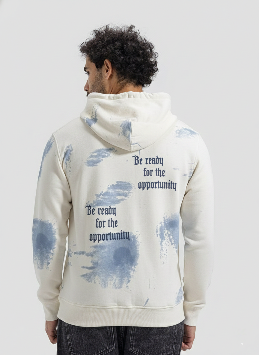 Printed Hoodie Sweatshirt