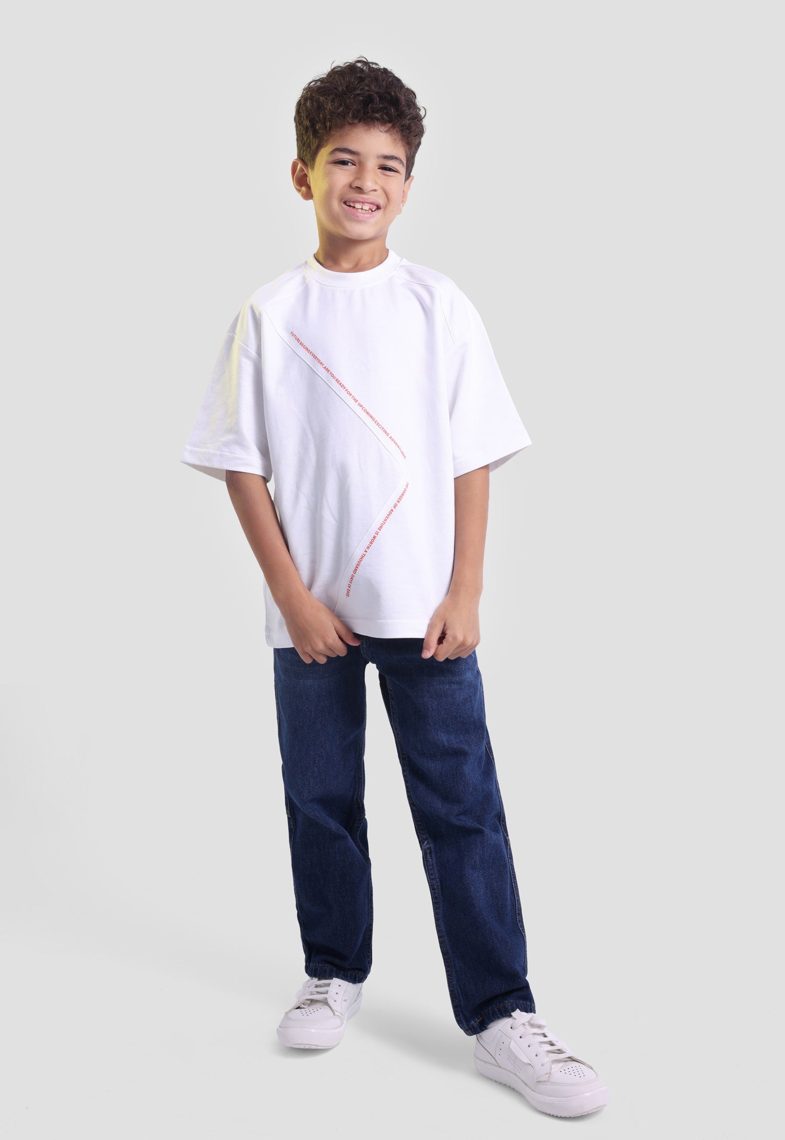 Kids Over Size Printed T-Shirt