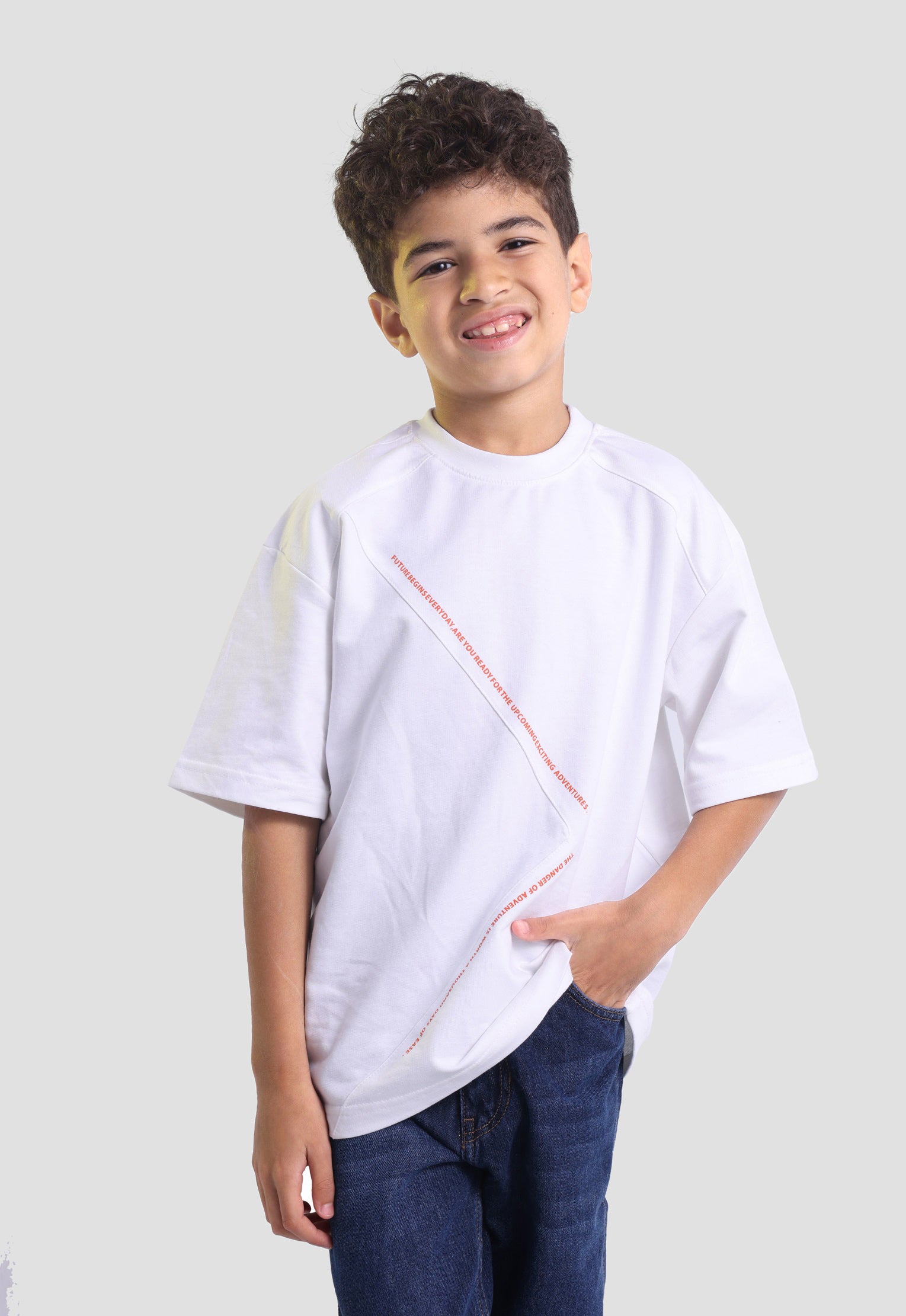 Kids Over Size Printed T-Shirt