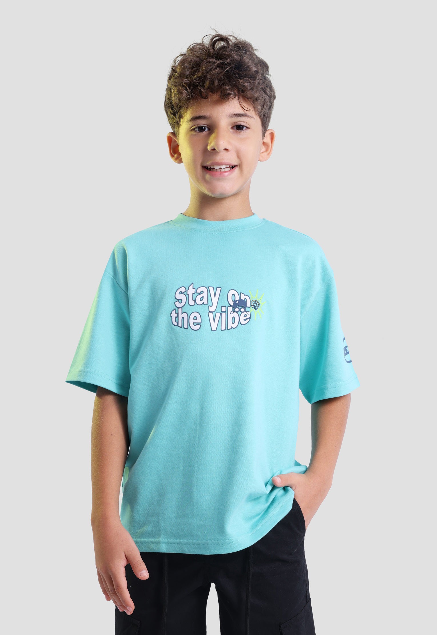 Kids Crew Neck Printed T-Shirt