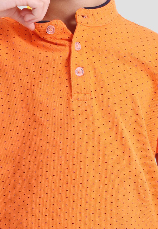 Kids Printed Polo Shirt