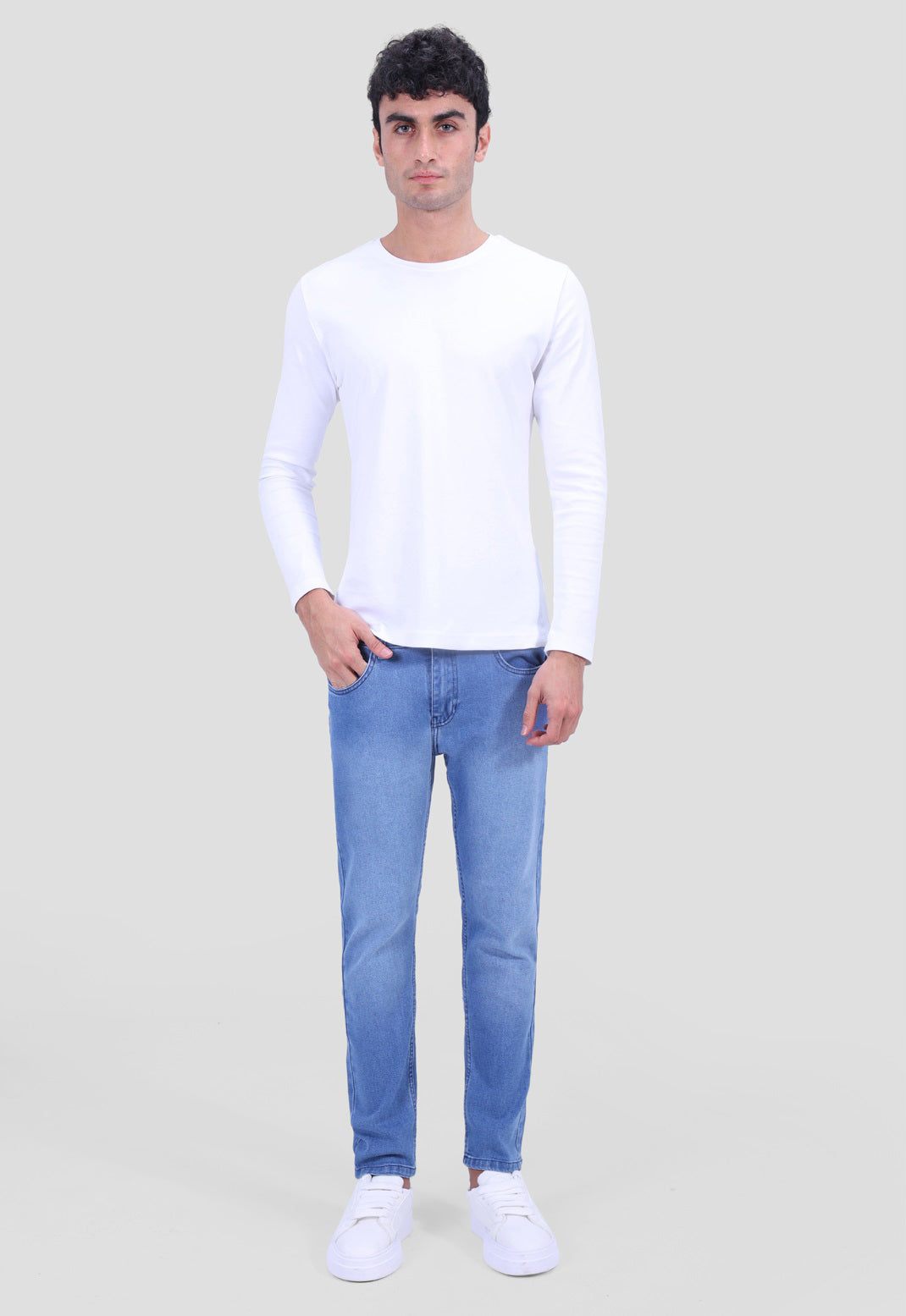 Carrot Fit Denim Pant
