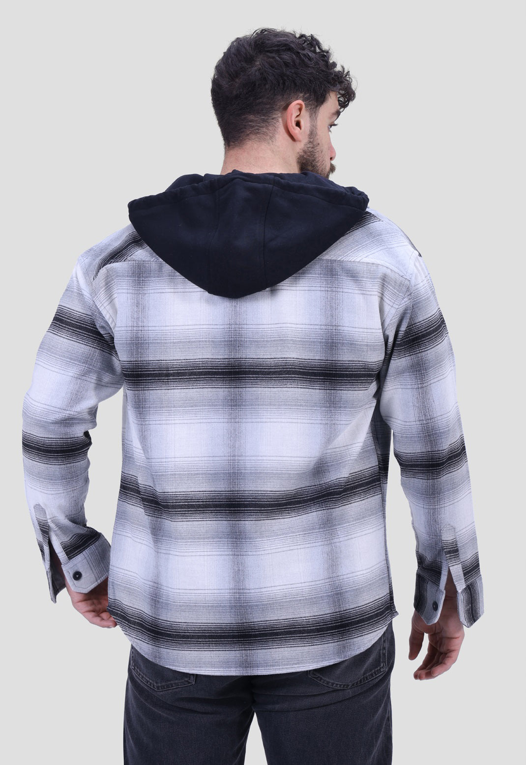 Checked SLIM FIT Over Shirt