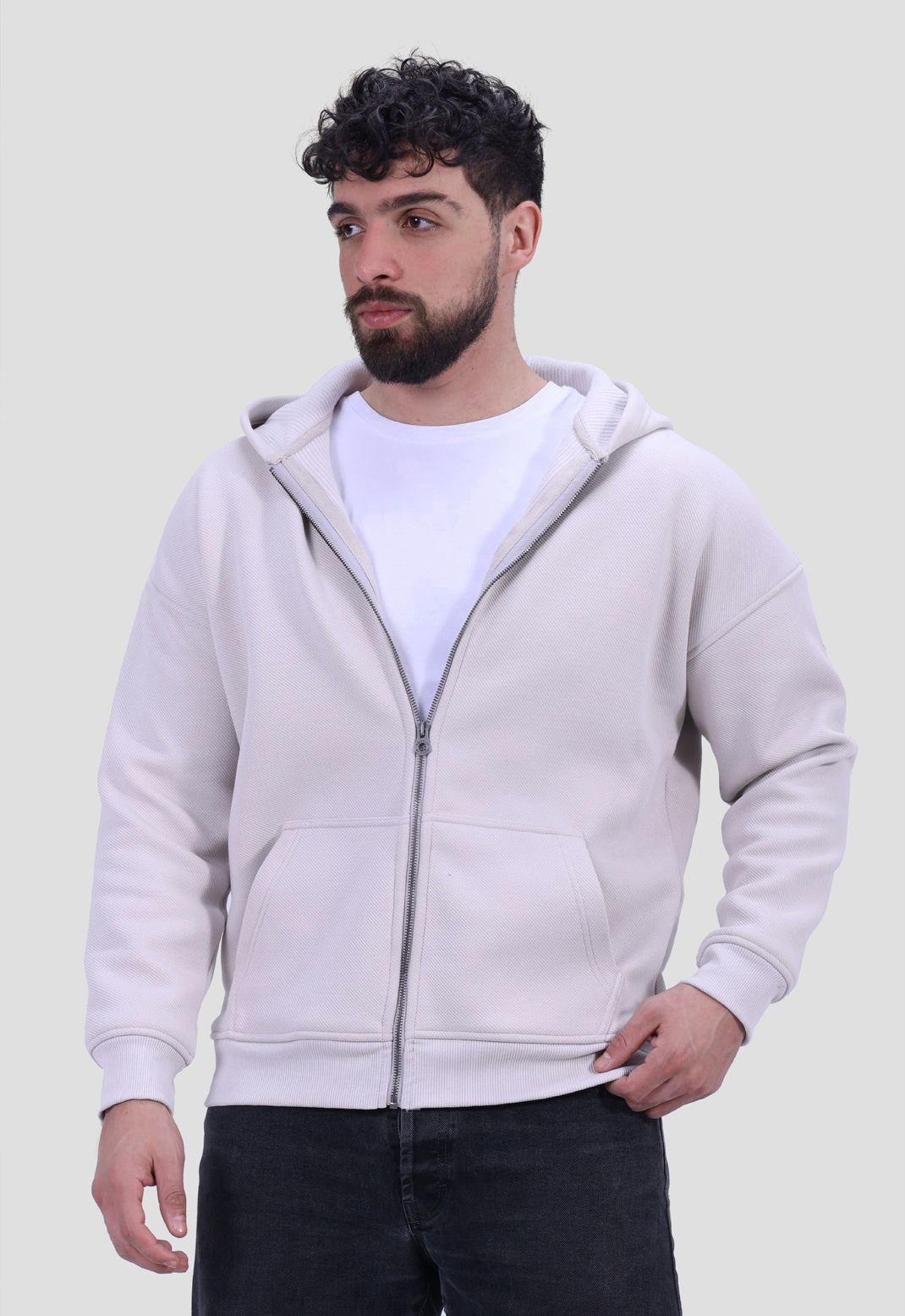 Full Zipper Hoodie Sweatshirt