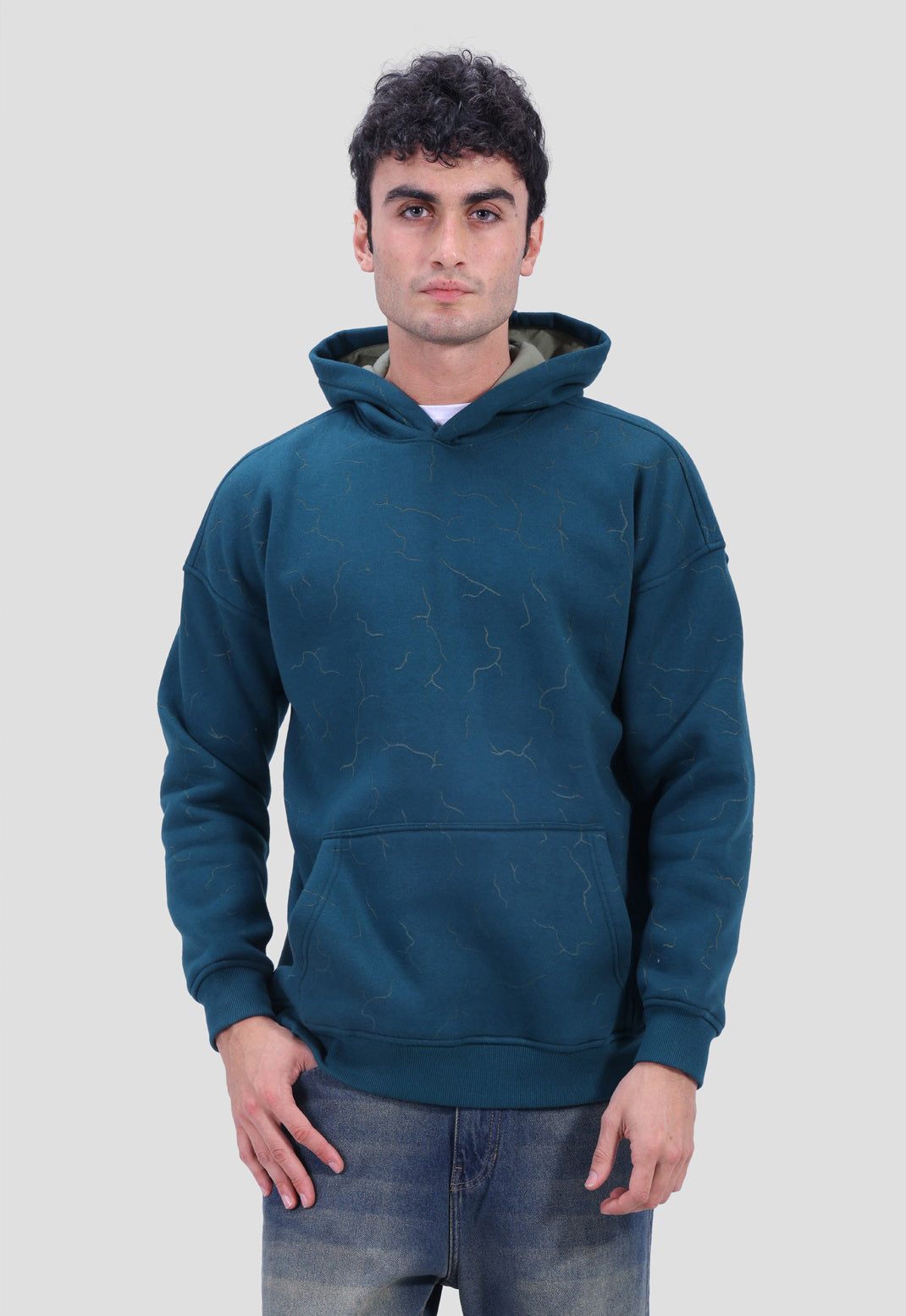 Textured Hoodie Sweatshirts