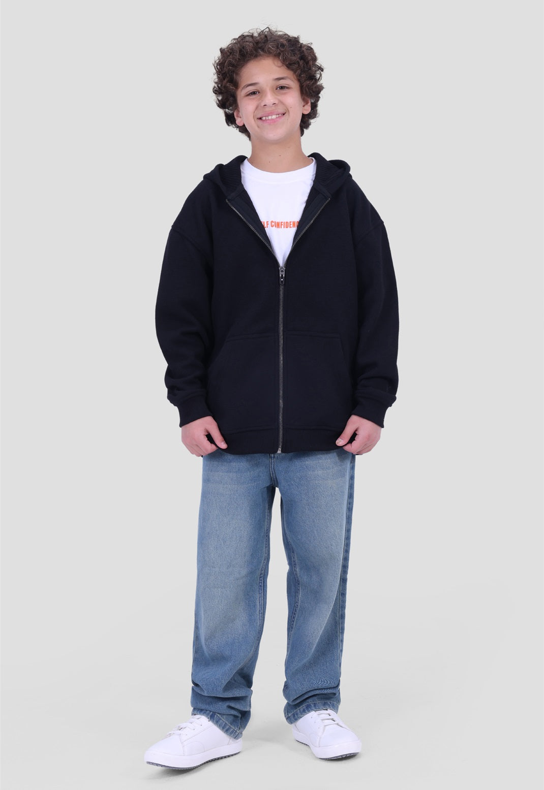 Full Zipper Hoodie Sweatshirt