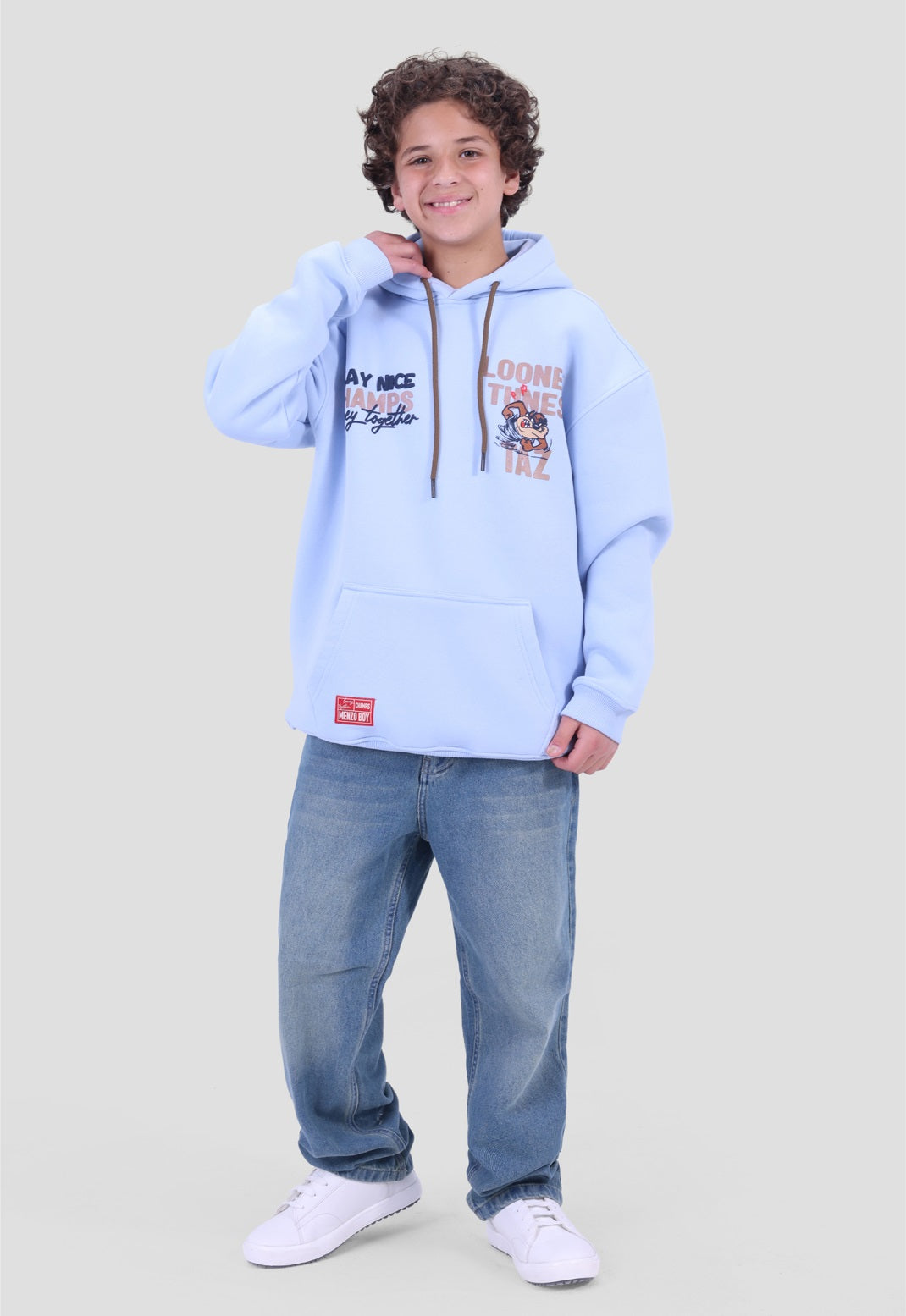 Printed Hoodie Sweatshirt