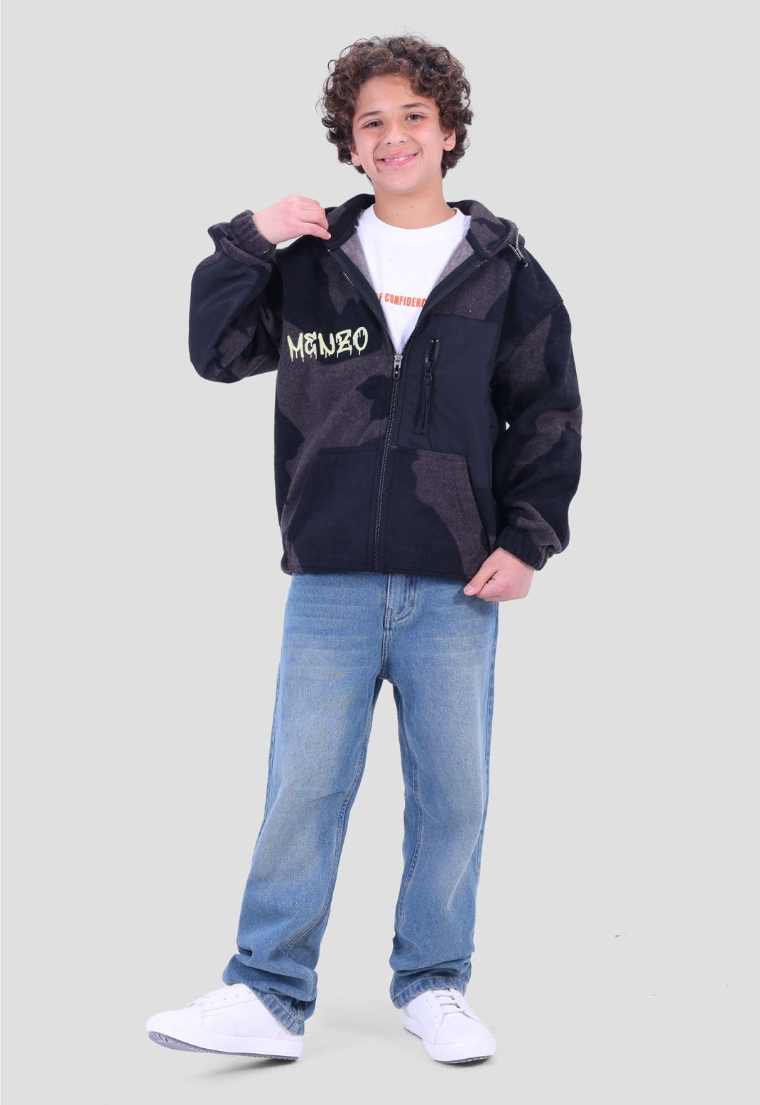 Full Zipper Hoodie Sweatshirt