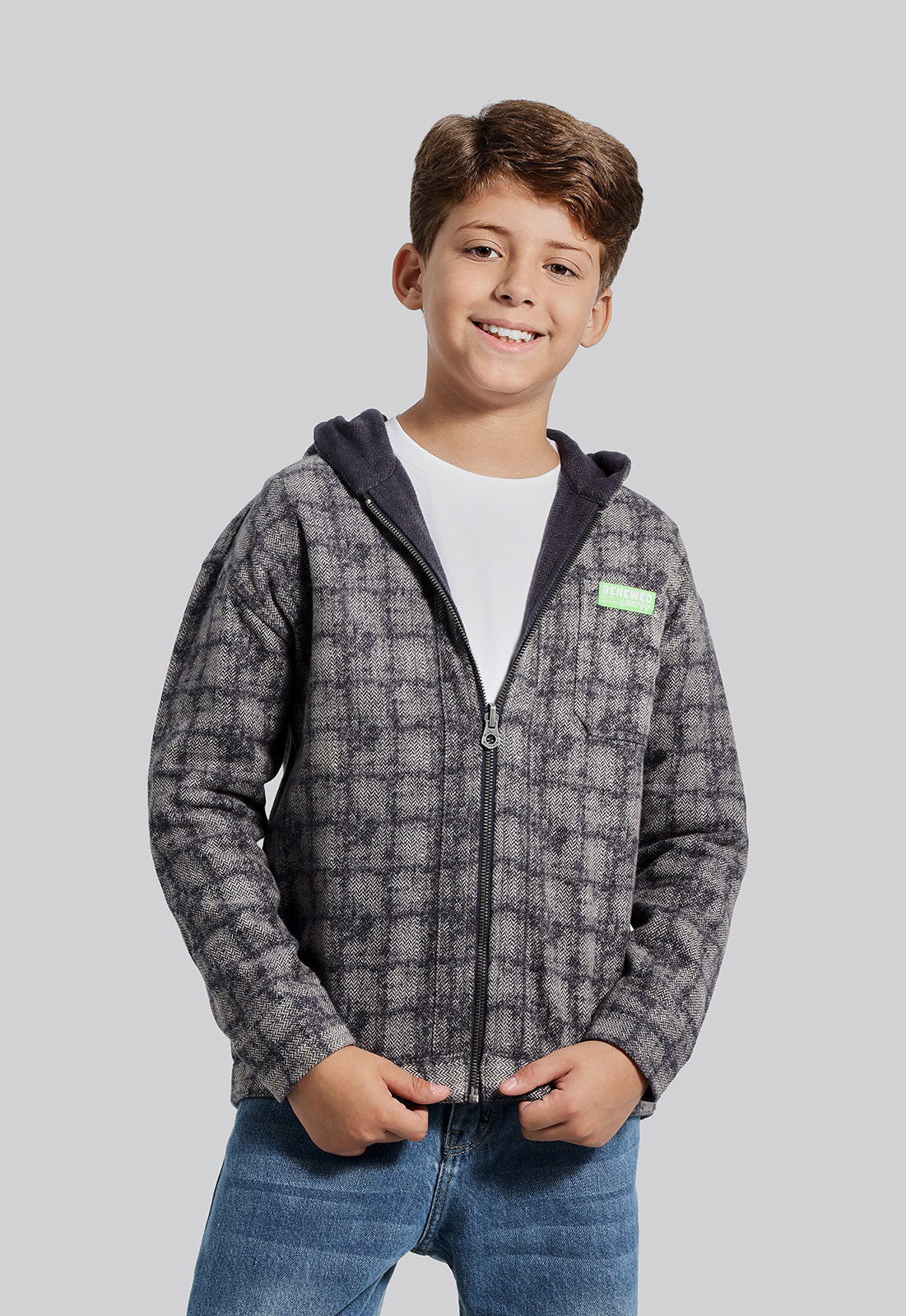 Double Face Full Zipper Shirt
