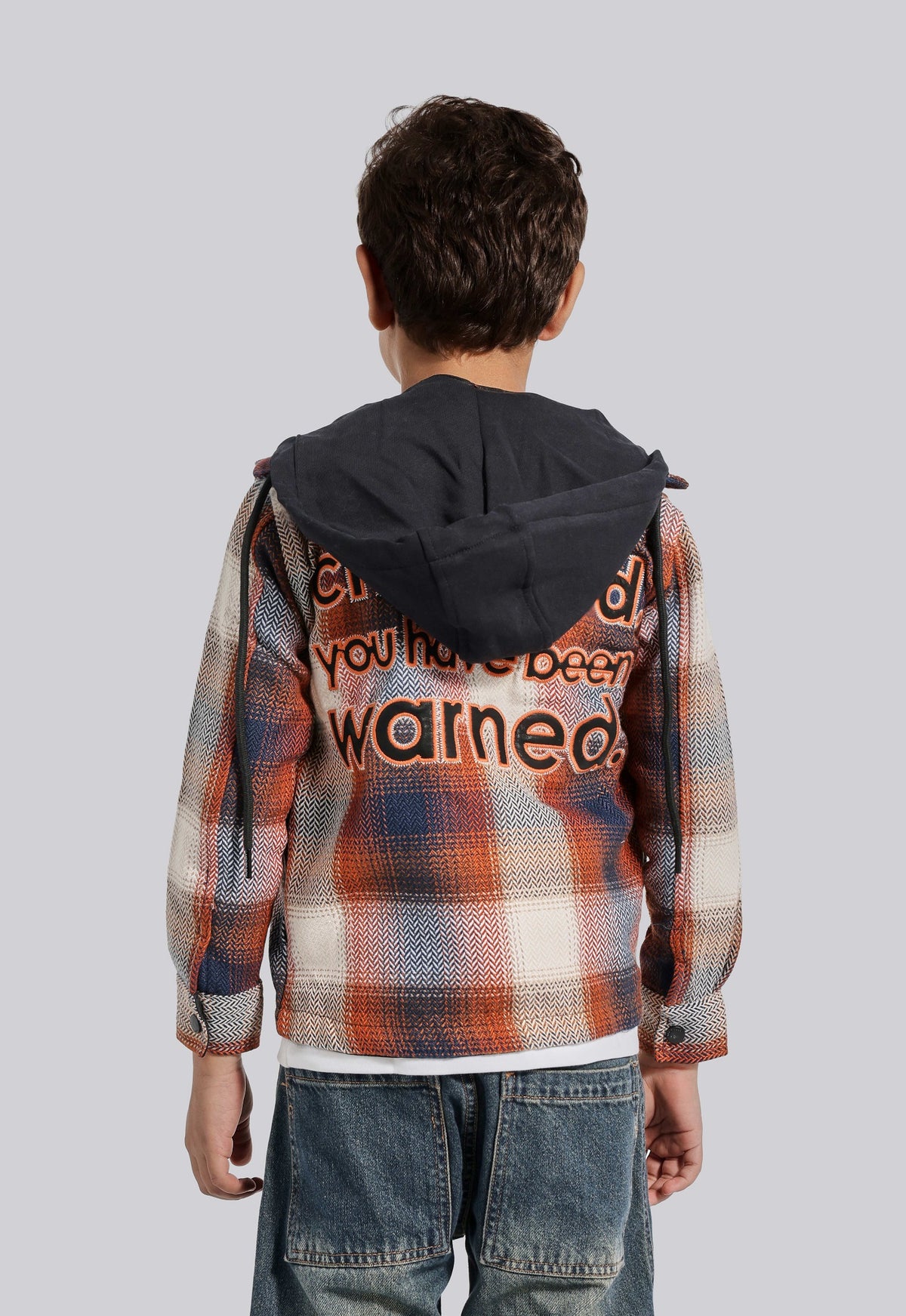 Kids Overshirt Checked Shirt