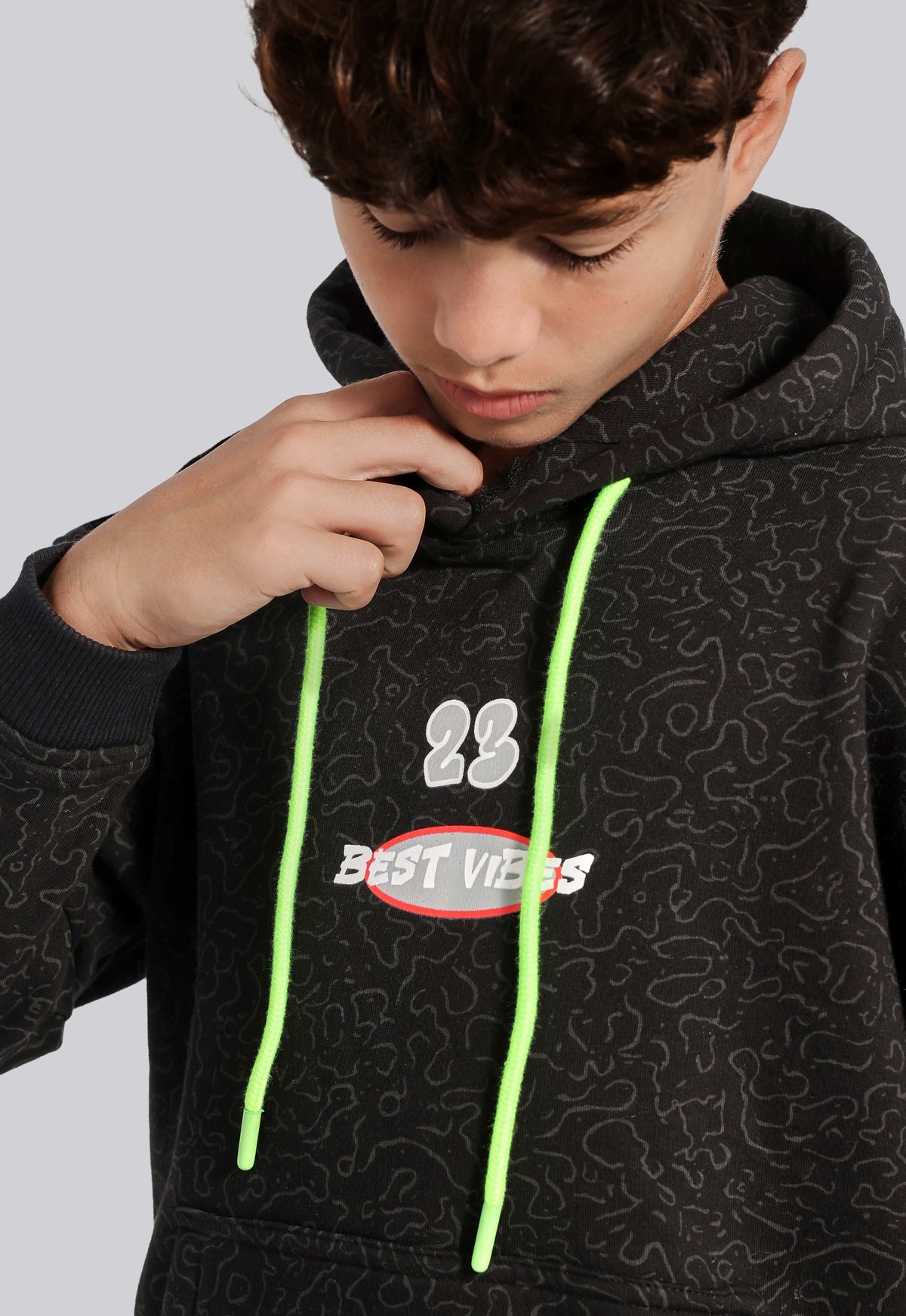 Kids Printed Hoodie Sweatshirt