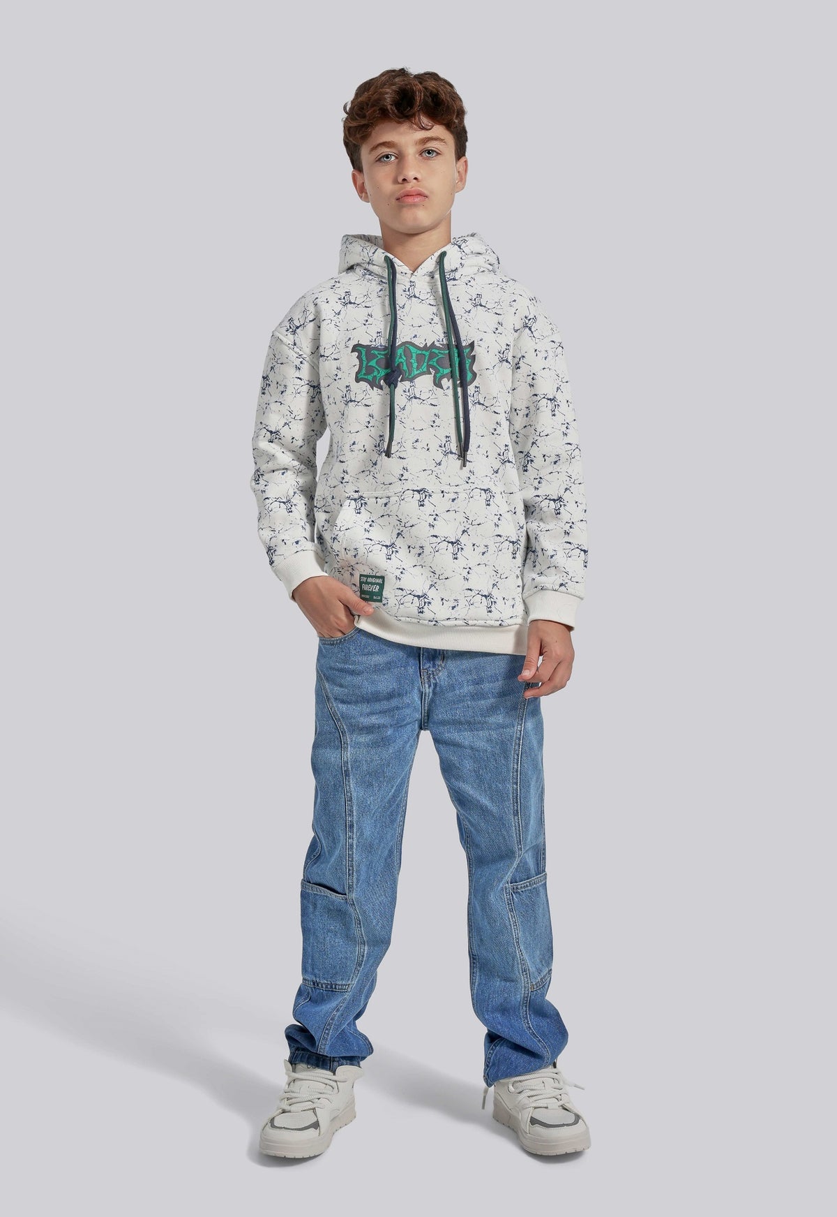 Kids Printed Hoodie Sweatshirt