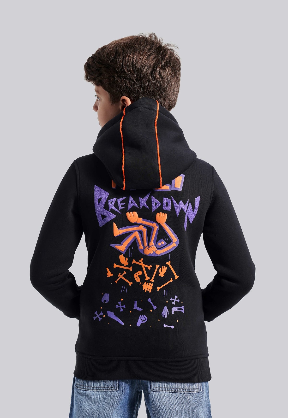 Kids Printed Hoodie Sweatshirt