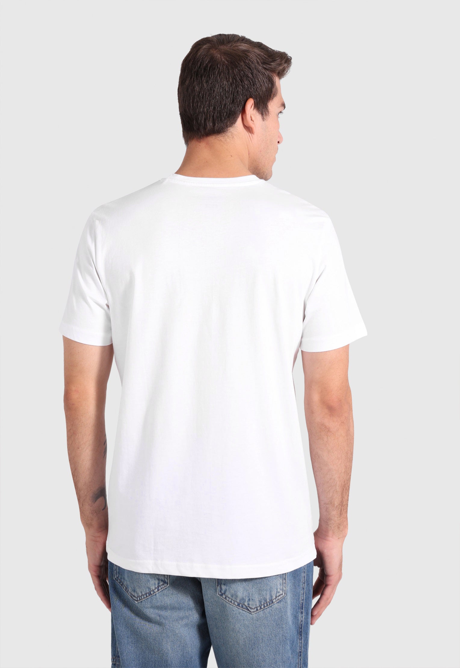 offwhite crew neck baisc t-shirt