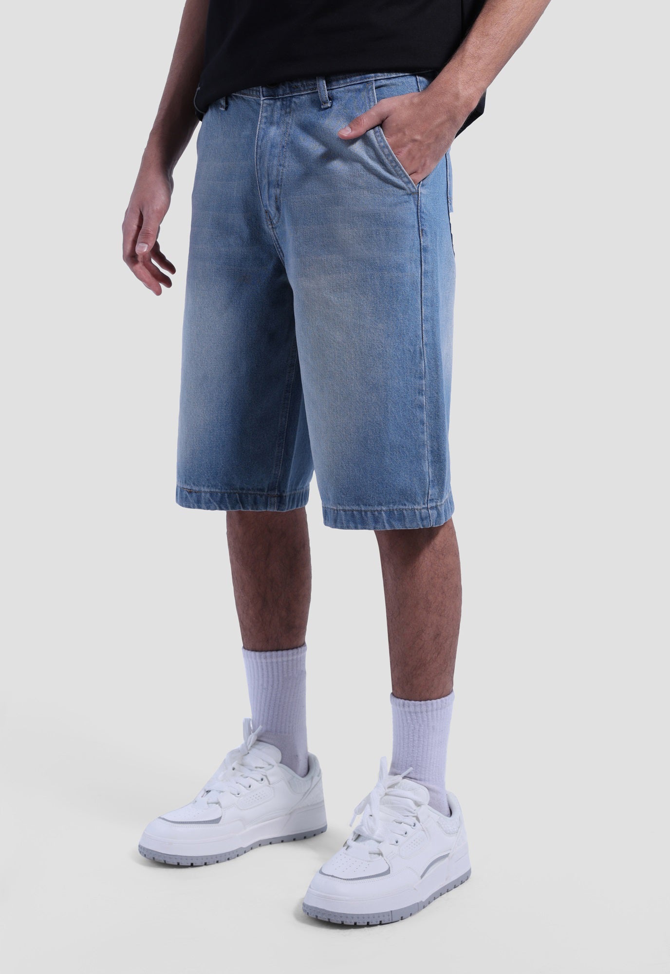 Baggi Fit Denim Short